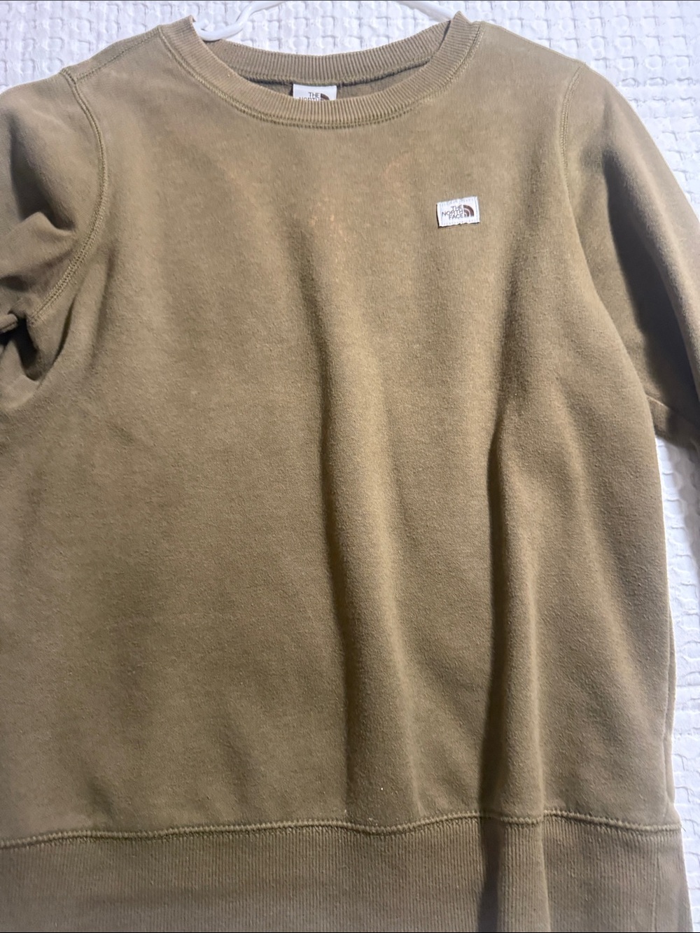 The North Face Tan Crewneck Sweatshirt